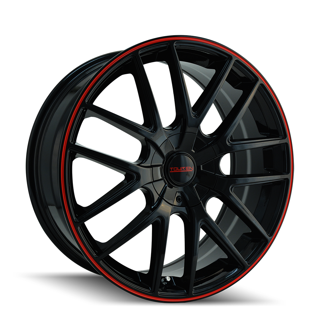 Диск r18 ZN 10 Спитц черно красные