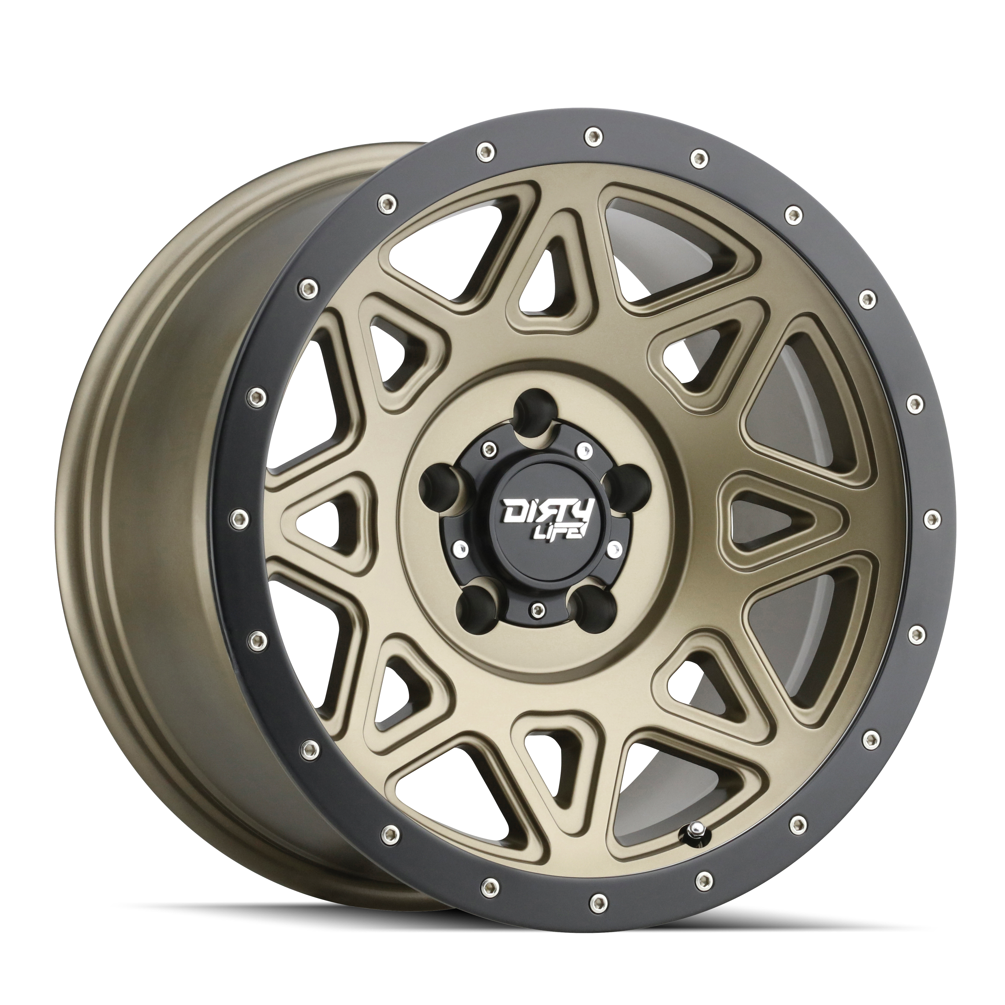 4 DL THEORY 9305 17x9 Wheels Rims 8x6.5 GOLD 17" Inch -12mm. 