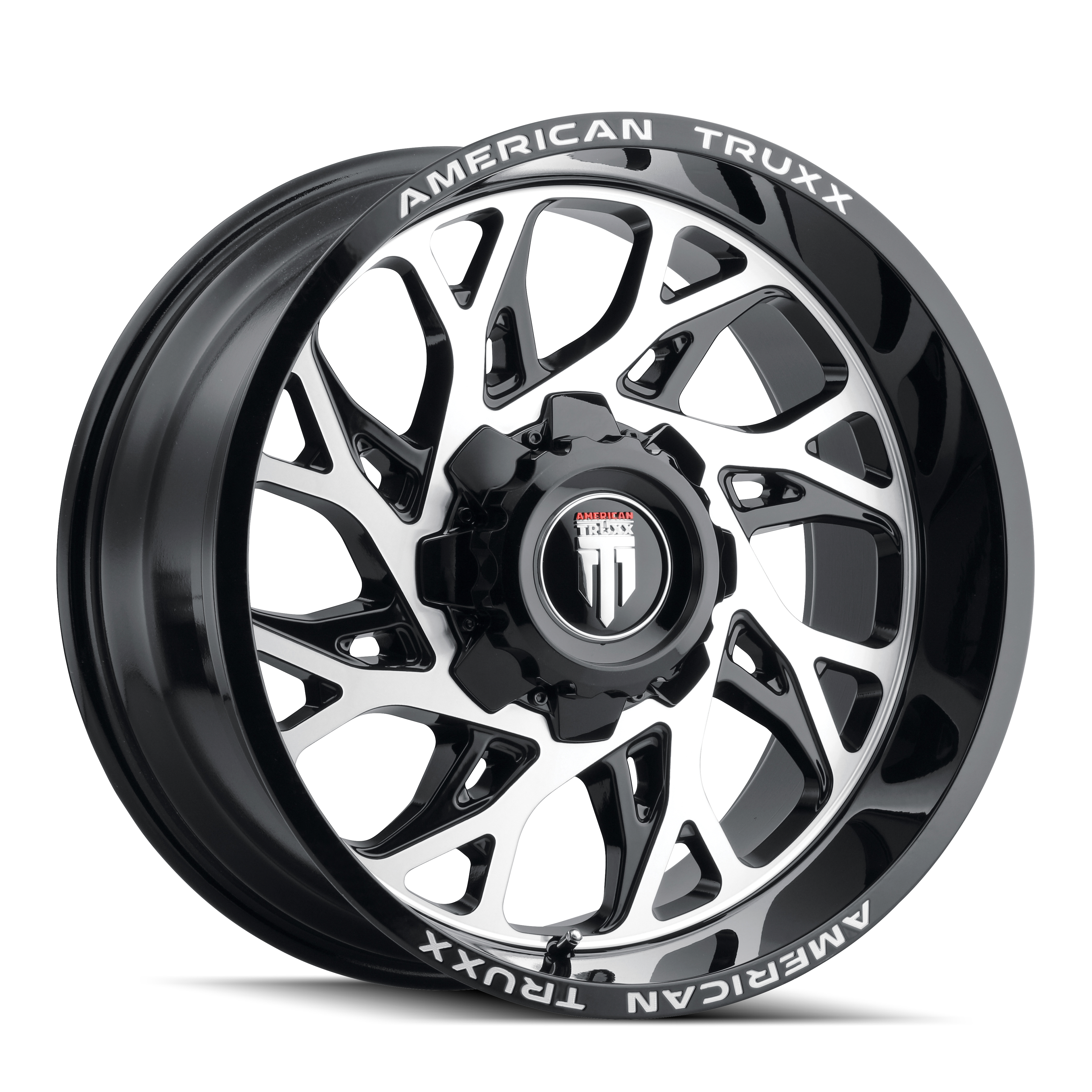 AMERICAN TRUXX DESTINY AT1913 BLACK MACHINED 20X9 5-127/5-139.7 0MM 87.1MM - Picture 1 of 1