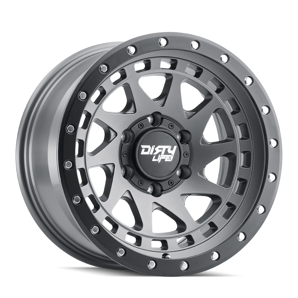 DIRTY LIFE ENIGMA PRO 9311 SATIN GRAPHITE 17X9 6-139.7 -12MM 106MM - Picture 1 of 1